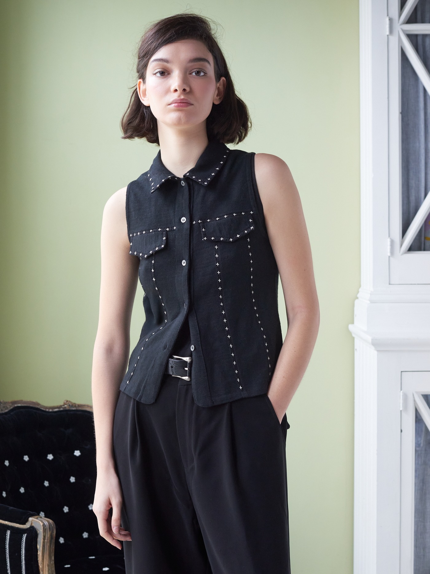 jupebyjackie 半袖ブラウス　Black New in | Jupe by Jackie